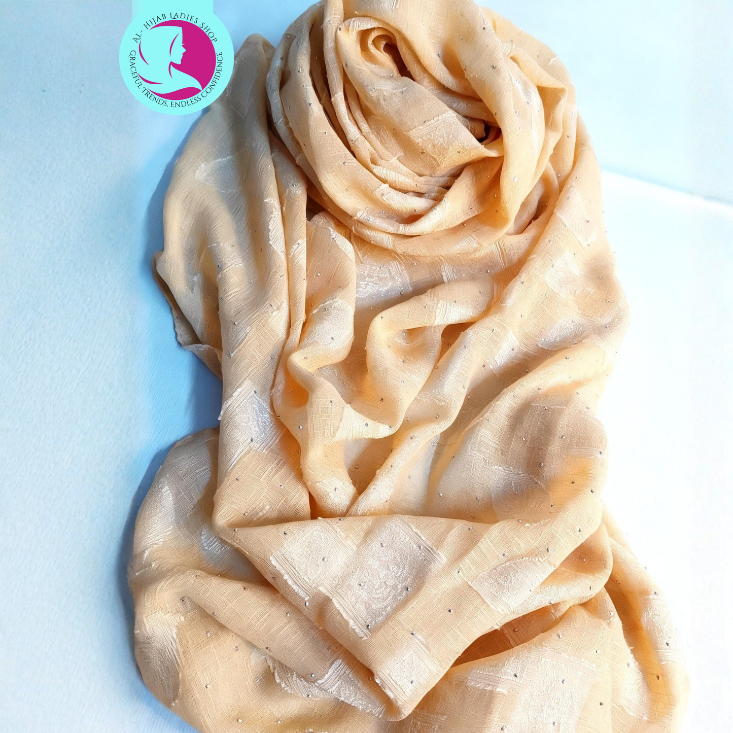 Broshia Georgette Hijab for Women | Soft, Lightweight & Elegant Scarf | Al Hijab